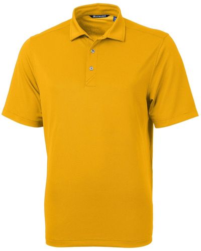 Cutter & Buck Virtue Eco Pique Recycled Polo Shirt - Yellow