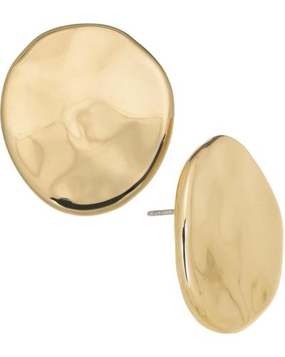 Style & Co. Hammered Circular Stud Earrings - Natural