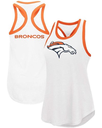 G-III 4Her by Carl Banks Denver Broncos Tater Tank Top - White