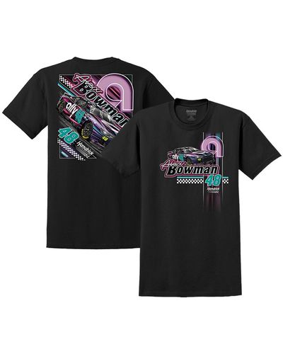 Hendrick Motorsports Team Collection Alex Bowman Ally Night Car T-shirt - Black