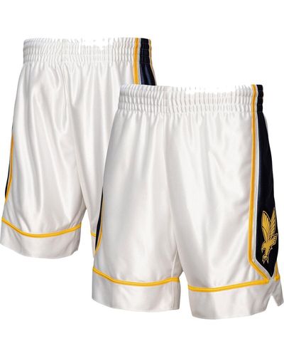 Mitchell & Ness Marquette Golden Eagles Authentic Shorts - White