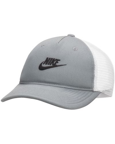 Nike Black Futura Lifestyle Rise Trucker Adjustable Hat - Gray