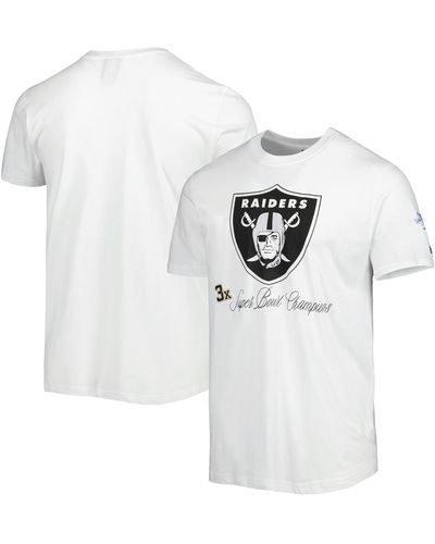 KTZ Las Vegas Raiders Historic Champs T-shirt - White