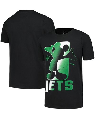 Outerstuff Big Boys And Girls New York Jets Disney Cross Fade T-shirt - Green