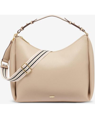 DKNY Hailey Convertible Hobo Bag - Natural