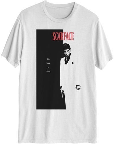Hybrid Scarface Short Sleeve T-shirt - White