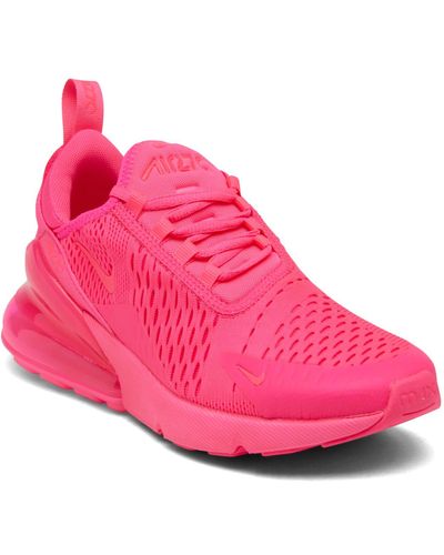 Nike Air Max 270 Pink Shoes for Women - Up to 33% off | Lyst