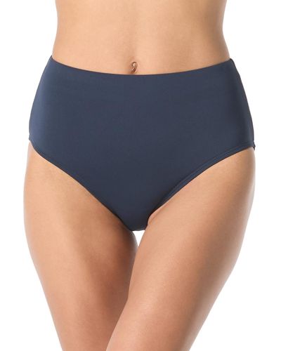 Coco Reef Contours High-waist Bikini Bottoms - Blue