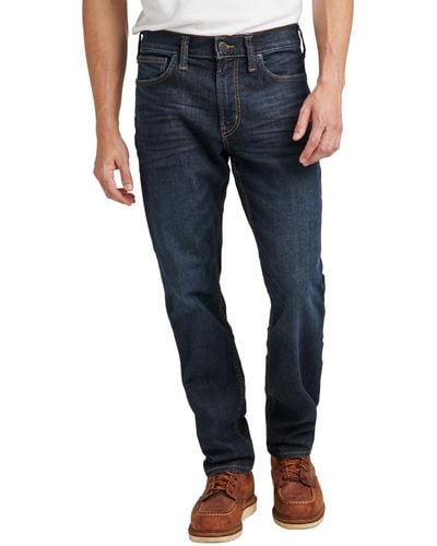 Silver Jeans Co. Big And Tall The Athletic Denim Jeans - Blue