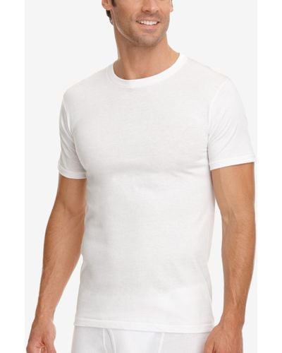 Jockey Tagless 3-pack Crew Neck Undershirts + 1 Bonus Shirt - White
