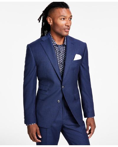 Tayion Collection Classic-fit Stretch Suit Separates Jacket - Blue