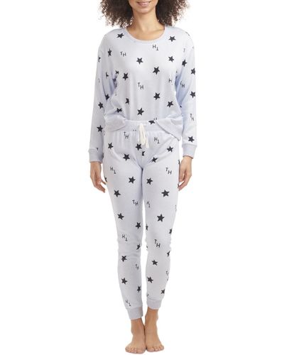 Tommy Hilfiger Hacci Printed Pajama Set - Multicolor