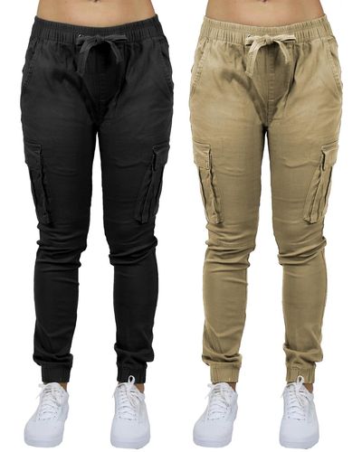 Women With Pockets Loose Fit Elastic Drawstring Joggers Womens