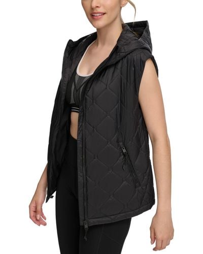 Calvin klein performance shop vest with hood