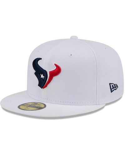KTZ Houston Texans Omaha 59fifty Fitted Hat - White