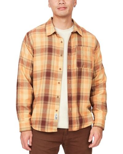 Marmot Fairfax Classic-fit Plaid Button-down Flannel Shirt - Brown