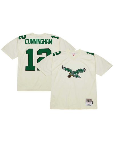 Mitchell & Ness Randall Cunningham Philadelphia Eagles Chainstitch Legacy Jersey - Green