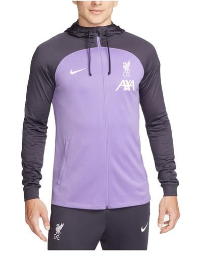 Nike Liverpool 2023 Strike Raglan Full-zip Track Jacket - Purple