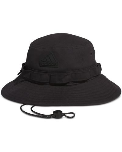 adidas Parkview Boonie Bucket Hat With Adjustable Drawstring - Black