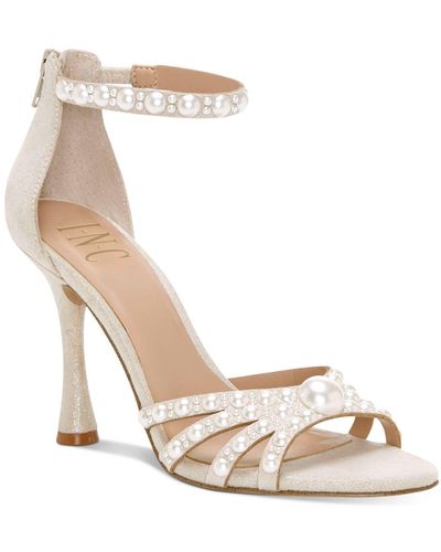 INC International Concepts Riolana Pearl Evening Sandals, Created For Macy's - Natural
