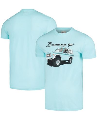 American Needle Distressed Bronco Brass Tacks T-shirt - Blue