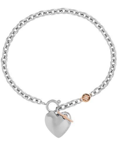 Olivia Burton Knot Heart Bracelet - Metallic