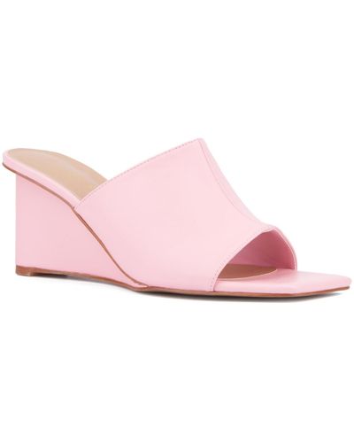TORGEIS Candie Heel Slide Sandal - Pink