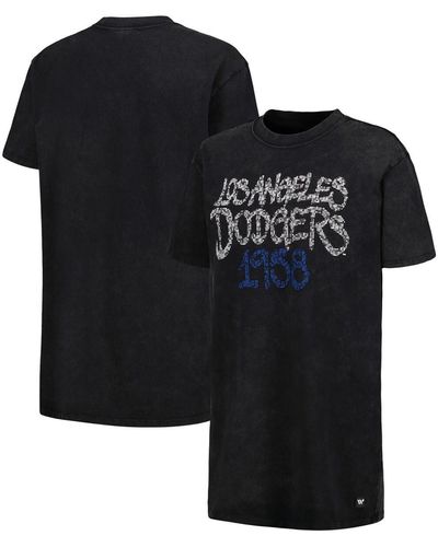 The Wild Collective Los Angeles Dodgers T-shirt Dress - Black
