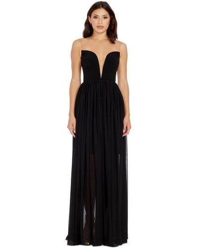 Dress the Population Eleanor Strapless Gown - Black