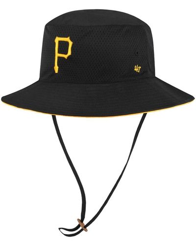 '47 Pittsburgh Pirates Panama Pail Bucket Hat - Black