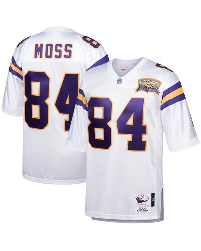 Mitchell & Ness Randy Moss Minnesota Vikings 2000 Authentic Throwback Retired Player Jersey - White