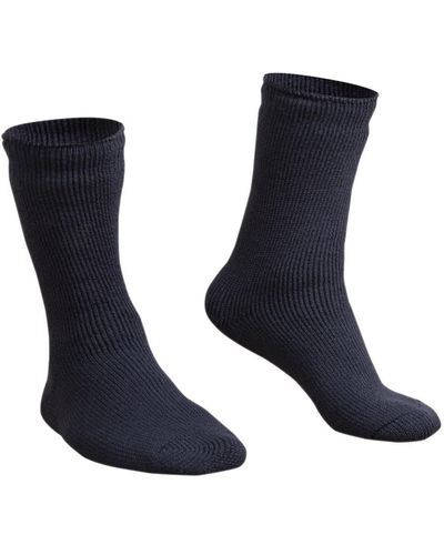 Refrigiwear Brushed Thermal Moisture Wicking 11-inch Sock - Blue