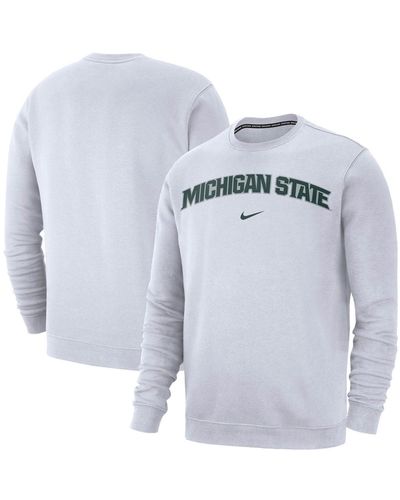 Nike Michigan State Spartans Club Fleece Sweatshirt - Blue