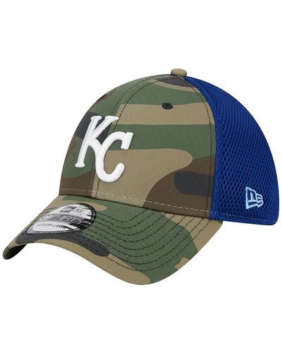 KTZ Kansas City Royals Team Neo 39thirty Flex Hat - Green