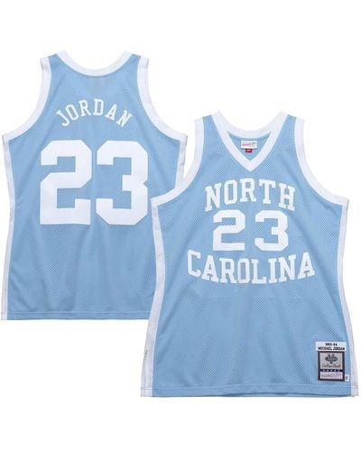 Mitchell & Ness Michael Jordan North Carolina Tar Heels 1983-84 Authentic Throwback College Jersey - Blue