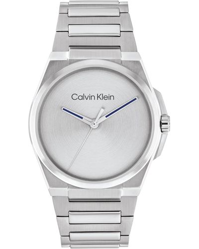 Calvin Klein Meta-minimal Stainless Steel Watch 41mm - Gray