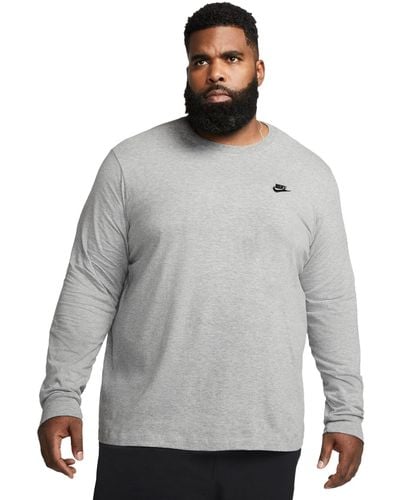 Nike Sportswear Long-sleeve T-shirt - Gray