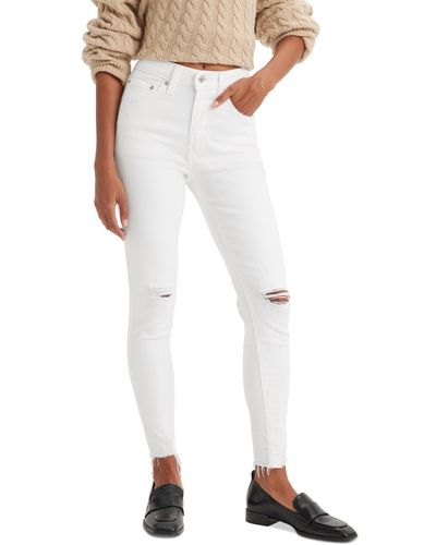Levi's 721 High-rise Stretch Skinny Jeans - White