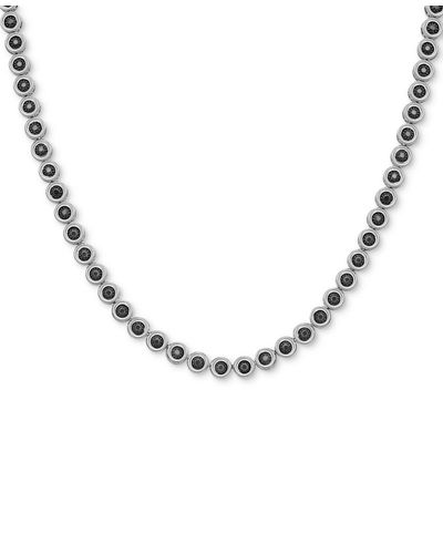 Macy's Diamond 22" Tennis Necklace (5 Ct. T.w. - Metallic