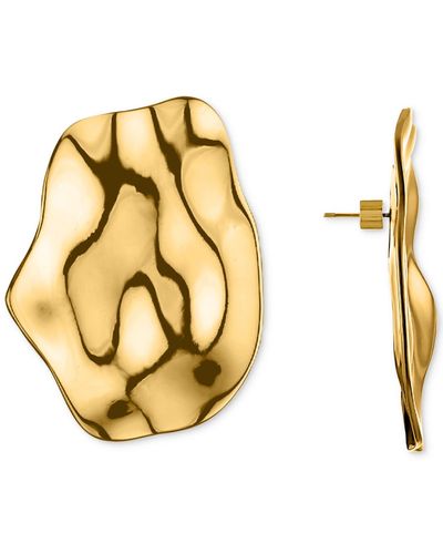 OMA THE LABEL 18k Gold-plated Abstract Drop Earrings - Metallic