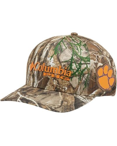 Columbia And Real Tree Camo Clemson Tigers Mossy Oak Bottomland Flex Hat - Multicolor