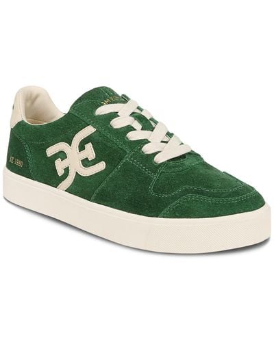 Sam Edelman Ellie Lace-up Low-top Sneakers - Green