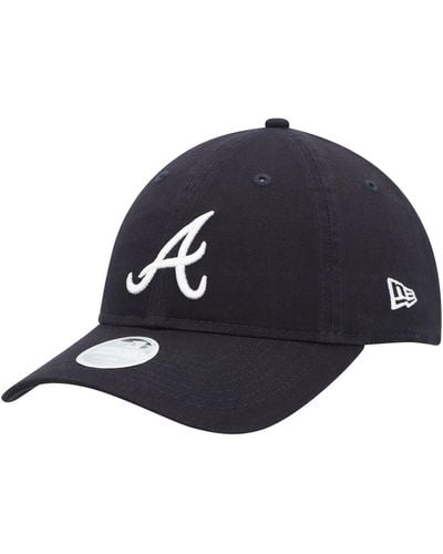 KTZ Atlanta Braves Team Logo Core Classic 9twenty Adjustable Hat - Blue