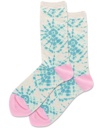 Hot Sox Tie-dye Crew Socks - Natural