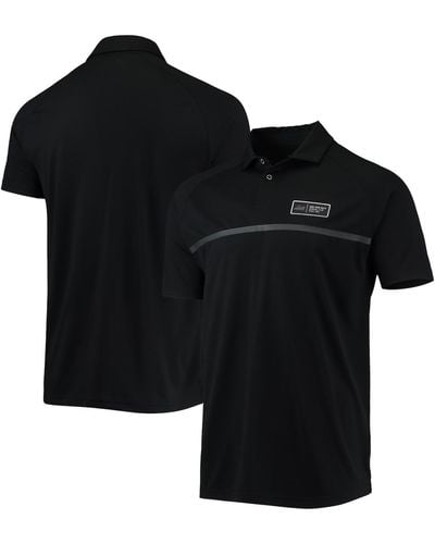 Levelwear New York Mets Sector Raglan Polo Shirt - Black