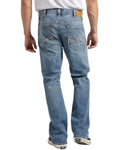 Silver Jeans Co. Craig Classic Fit Bootcut Stretch Jeans - Blue