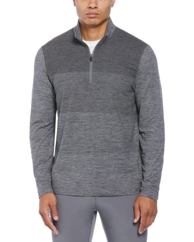 PGA TOUR Lux Touch Ombre Golf Sweater - Gray