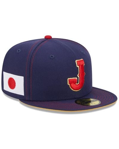 KTZ Japan Baseball 2023 World Baseball Classic 59fifty Fitted Hat - Blue