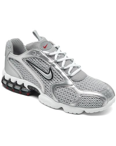 Nike Zoom Spiridon Cage 2 Casual Sneakers From Finish Line - Gray