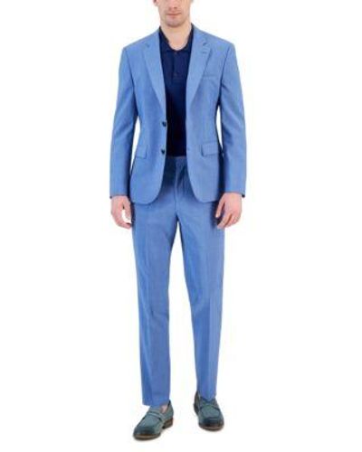 HUGO By Boss Modern Fit Superflex Suit - Blue